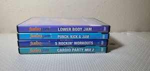 Lot of 4 TURBO JAM DVDs 2007 Workout Video Lower Body Cardio Party Very Good - Picture 1 of 3