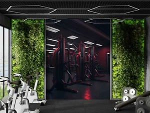 3D Apparat Stärke Zug Schwarz Selbstklebend Abnehmbar Tapete Wandbild - Bild 1 von 12