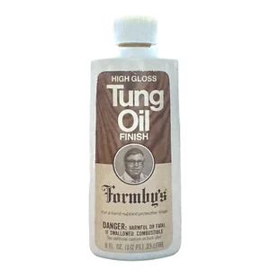 Formbys Tung Oil Finish High Gloss Oil 8 oz 80% - 85% full- Discontinued - Picture 1 of 6