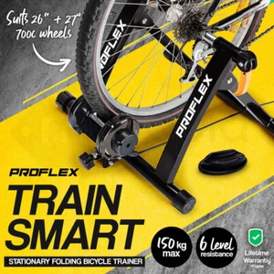 PROFLEX Indoor Bicycle Trainer - Bike Cycling Stationary Magnetic Stand Training - Picture 1 of 8