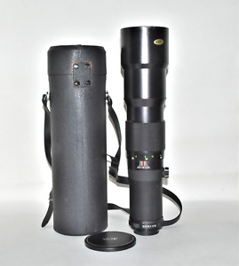 Vivitar 400mm f/5.6  M42 Screw mount telephoto lens. EXC- condition. with Case