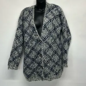 Vintage 1990s paul Harrison wool mohair cardigan, size small - Picture 1 of 8