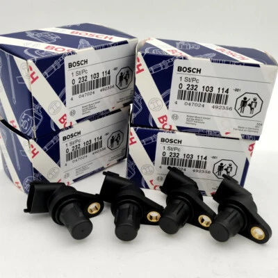 4X Sensor de posición de leva del árbol de levas apto para Mercedes C300 E350 0232103114 0041539628 Foto 1 de 4