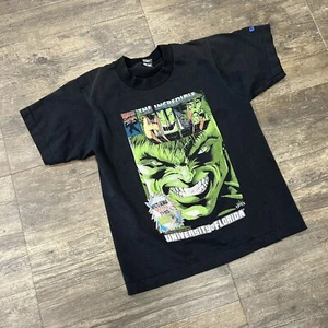 Vintage Incredible Hulk Marvel Florida Gators 1993 Single Stitch YOUTH Siz 14-16 - Picture 1 of 9
