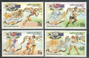 Aitutaki Stamp 414-417 - 88 Summer Olympics - Picture 1 of 1