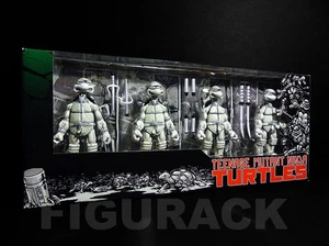 NECA Teenage Mutant Ninja Turtles, B&W 4er-Pack Actionfiguren Box Set (US-Verkäufer) - Bild 1 von 6