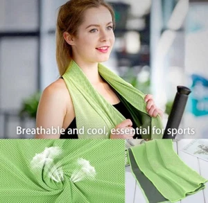 Cooling Towel Microfibre Towels Outdoor For Sports And Yoga 2 Pack. - Picture 1 of 7