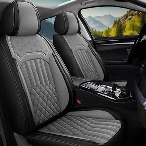 For SUBARU crosstrek 2016-2024 Car 5-Seat Covers Front Rear Pu leather full set - Picture 1 of 10