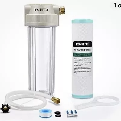 NEW FS-TFC RV Water Filter System - Reduces Bad Taste, Odors Chlorine Sediment - Image 1 of 4