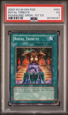 Yu-Gi-Oh! Royal Tribute PGD-091 1st Edition Common PSA 3 - Image 1 of 2