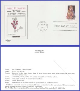 USA3 #2664 U/A ARTMASTER FDC Harlequin Lupine Wildflower - Bild 1 von 1