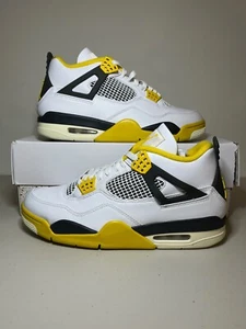 Air Jordan 4 Vivid Sulfur Women's Sneaker Size 12/10.5M AQ9129-101 - Picture 1 of 10