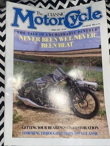 The Classic Motorcycle Apri 1987 Restorers guide to The Remarkable Panther - Picture 1 of 5