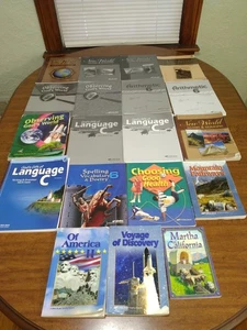 Abeka 6th Grade History Science Spelling Literature Health Student Books & Keys - Imagen 1 de 8