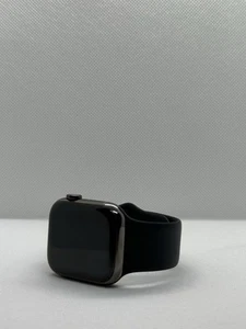 Apple Watch Series 9 45mm Stainless Steel Case with Black Sport band *PRISTINE* - Zdjęcie 1 z 5