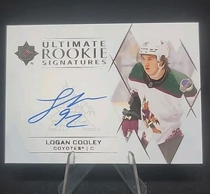 2023-24 Upper Deck Ultimate Logan Cooley Ultimate Rookie Signatures Auto URS-CO - Picture 1 of 2