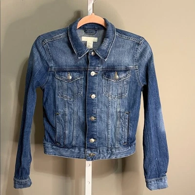 Chaqueta Vaquera H&M Talla 6 Clásica Azul Jean Niña Limpia Minimalista Elegante Foto 1 de 4
