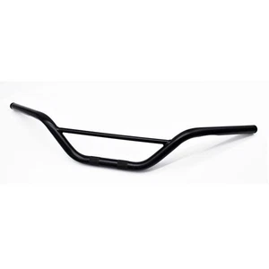 Manubrio nero opaco enduro scrambler 1"-25mm con fossette passaggio cavi custom - Picture 1 of 4