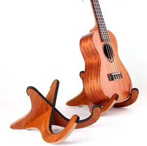 Holz Ukulelenhalter Ständer Musikinstrumentenständer für Gitarre Violine Banjo - Bild 1 von 6