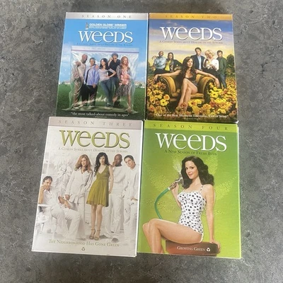 WEEDS TV Show Complete Seasons 1-4 DVD, 1 2 3 4 Showtime Original Drama Cleaned Foto 1 de 4