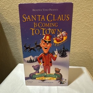 Santa Claus is Coming to Town Original TV Holiday Classic VHS (tested) - Picture 1 of 4
