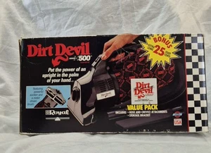 Dirt Devil Royal Series 500 Hand Held Vacuum With Box Red/Black 25 Foot Cord USA - Picture 1 of 13