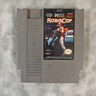 Nintendo NES Data East RoboCop Cartridge Only NES-CP-USA Authentic 1989 Used - Image 1 of 2