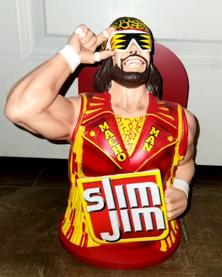 MACHO MAN RANDY SAVAGE Slim Jim Display 2025 Collector Series Mint  New - Image 1 of 4