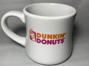 Dunkin' Donuts Cafe Mug 1980’s Orange & Pink Logo 12 Oz. Heavy! EUC!! - Picture 1 of 6