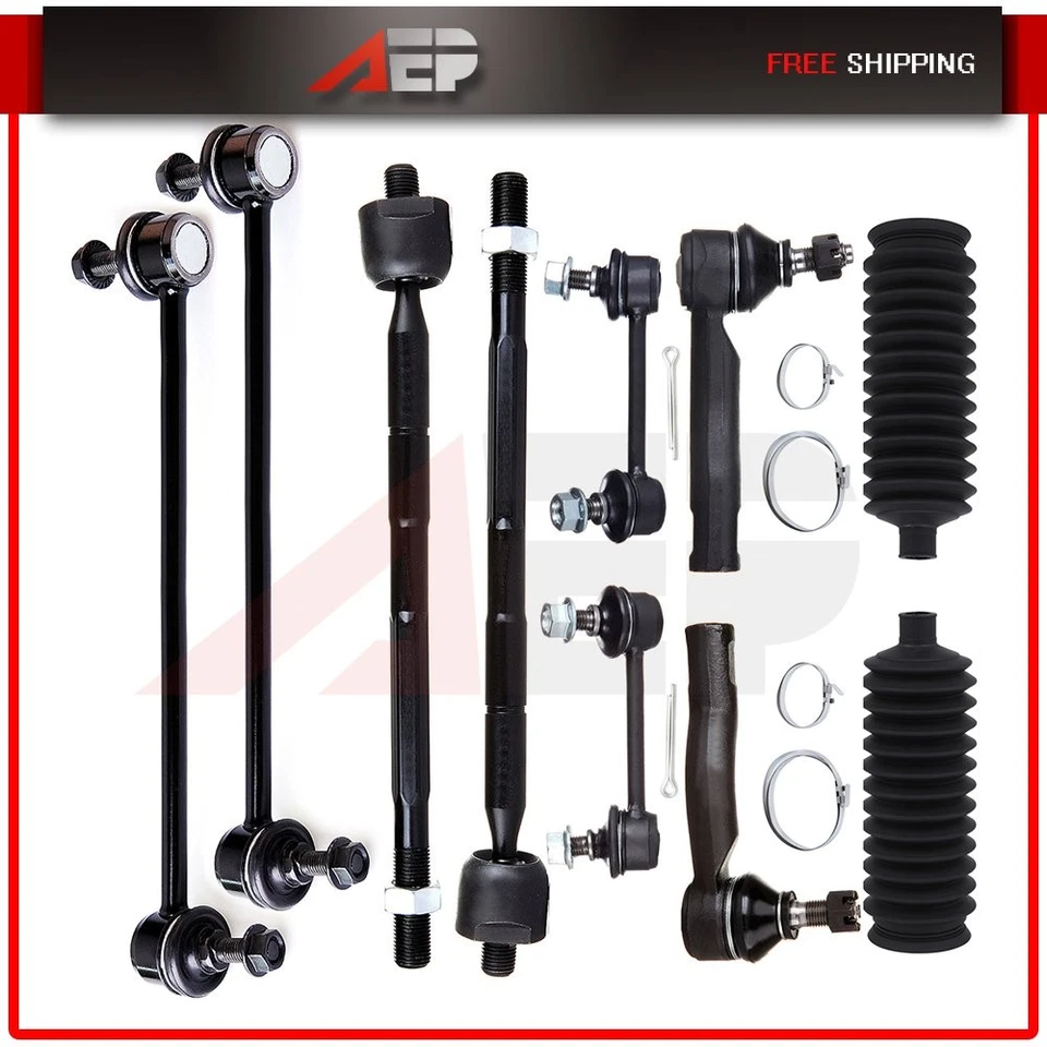 For 2001-2004 Toyota Tacoma Front 10 Pcs Ball Joint Stabilizer Bar End Link - Изображение 1 из 1