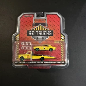 M2 Machines 1967 Chevrolet C30 Ramp Truck 69 Chevy Camaro Chase 1/64 Diecast - Picture 1 of 2
