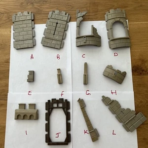 Playmobil 3666 + 3667 Kings Medieval Castle Knights TONS OF SPARE PARTS - Picture 1 of 13