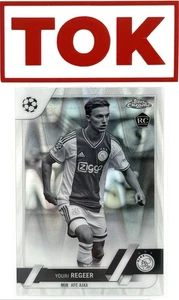 YOURI REGEER Topps cromo 22-23 refractor de onda blanco y negro AFC AJAX - Imagen 1 de 2