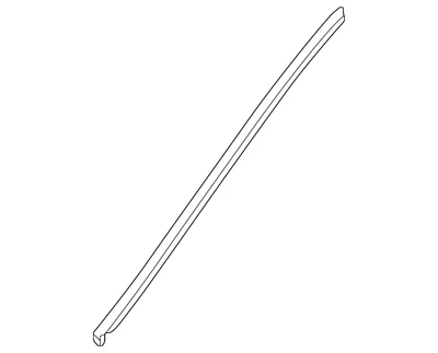 Honda Odyssey 2011-2017 - Decoración lateral del parabrisas delantero izquierdo (73162-TK8-A01) Foto 1 de 2