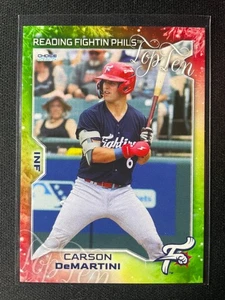 2025 Choice Reading Fightin Phils Carson DeMartini Top 10 Holiday #08 Phillies!! - Bild 1 von 1