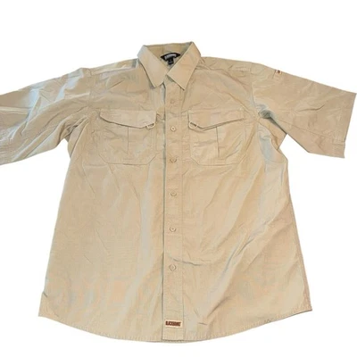 Blackhawk Warrior Wear Shirt Mens Large Tan Tactical Combat Utility Work Law - Image 1 of 4
