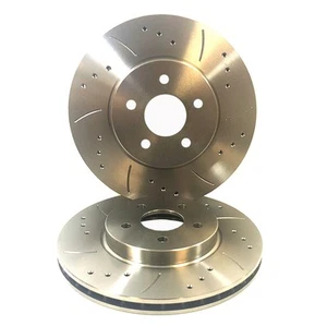 Dischi freno posteriori forati e scanalati AUDI TT 1.8 T Quattro 225cv 98-06 - Foto 1 di 1