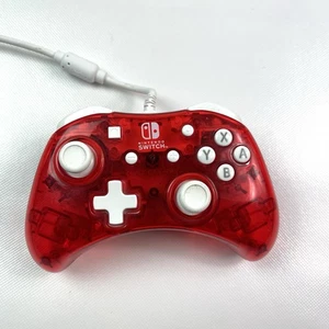 PDP Gaming Rock Candy Controller Cablato Nintendo Switch Pro Stormin Rosso Ciliegia - Foto 1 di 13