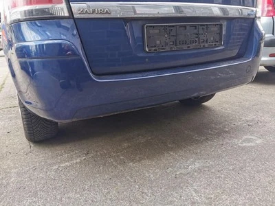 Opel Zafira B Stossfänger Stossstange Bumper hinten Z21B Ultrablau BILDER - Bild 1 von 4