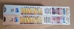 THE BEST OF BONANZA 2 VHS TAPES 1997 GUNMEN & DAWN UAV 6641 & 6642 SEALED - Picture 1 of 6
