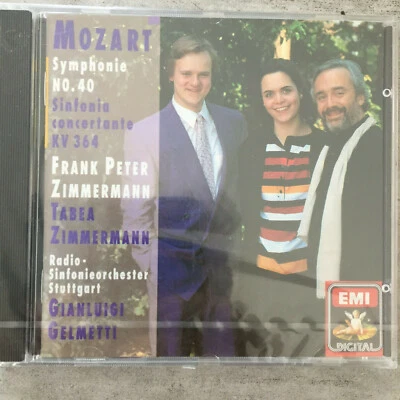 MOZART: Symphonie 40 / Concertante - Zimmermann /Gelmetti (CD EMI 7 54196 2/OVP) - Bild 1 von 2
