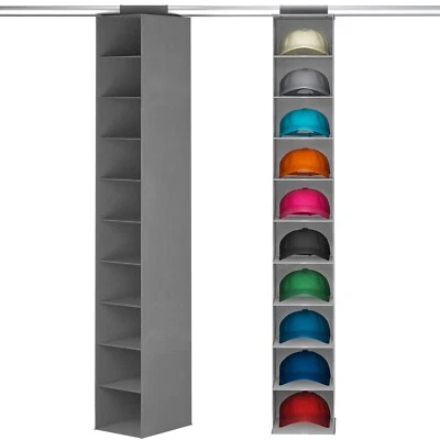 Organizador de sombreros Lifewit de 10 compartimentos para gorras de béisbol Foto 1 de 4