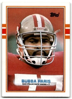 1989 Topps Bubba paris San Francisco 49ers #22 - Image 1 of 2