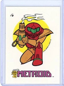 1989 O-PEE-CHEE OPC Nintendo Series 2 #35 "METROID" WHITE BORDER STICKER - Bild 1 von 2