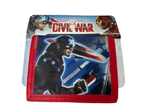 2 PCS MARVEL Avengers CIVIL WAR Wallet - Picture 1 of 4