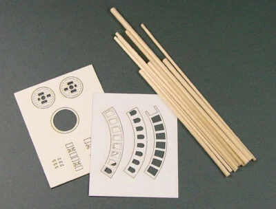 Modell-Zubehörsatz Lasercutsatz und Masten für Pinta 1:96 Shipyard