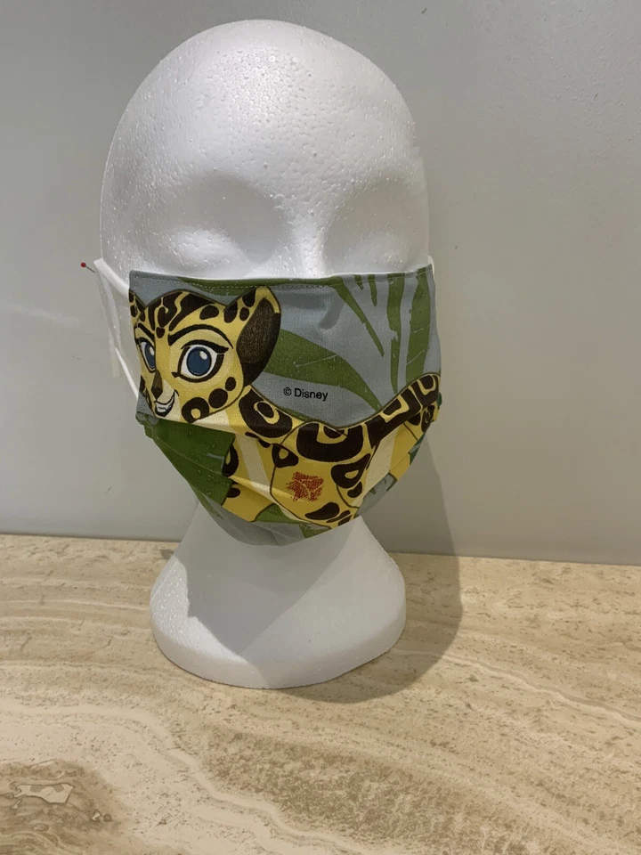 Disney Lion King "Fuli" Face Mask soft ear cords and nose wire - Image 1 of 4