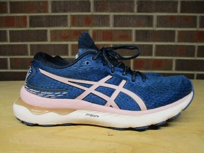 Zapatillas deportivas Asics Gel Nimbus 24 azul rosa 1012B201 para mujer talla 8,5 Foto 1 de 4