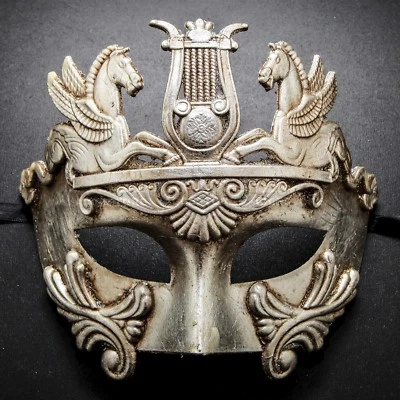 Venetian Mardi Gras Masquerade Full Face Party Mask Feather Costume For Women - Image 1 of 4