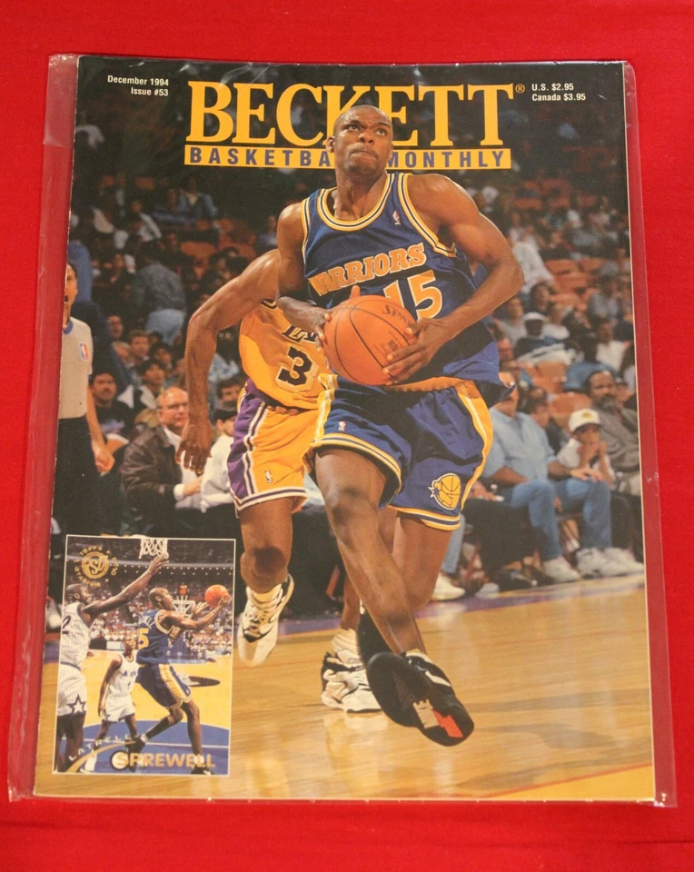 Beckett Basketball Dec 1994 Issue#53-Latrell Sprewell-Warriors-Dominique-Celtics - Image 1 of 1